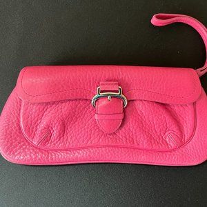 Cole Haan Pink Leather Clutch